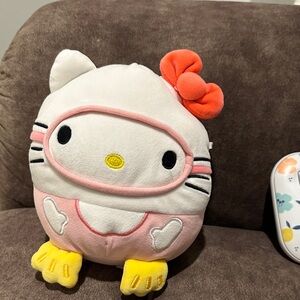 Scuba Hello Kitty Plush with Pink and Yellow Accents
